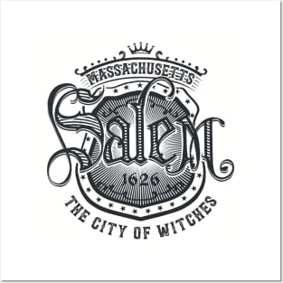 Salem Massachusetts The City Of Witches Posters and Art